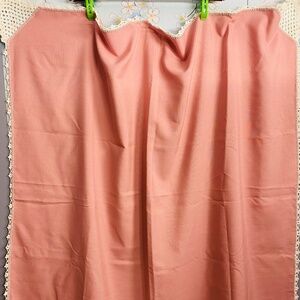 Vintage Pink and White Table Linen with Crochet Details